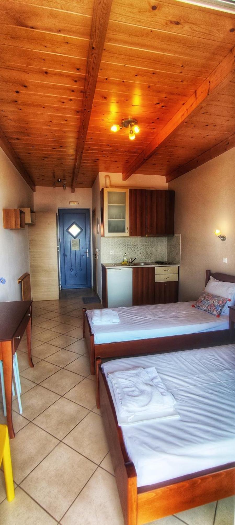 Hotel Αλκυονη Διαμερισματα à Paralia Vrachou Extérieur photo